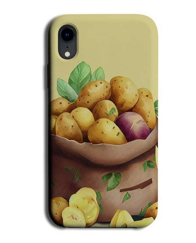 Sack Of Potatoes Phone Case Cover Potato Spud Spuds Novelty Design Farmer DN06