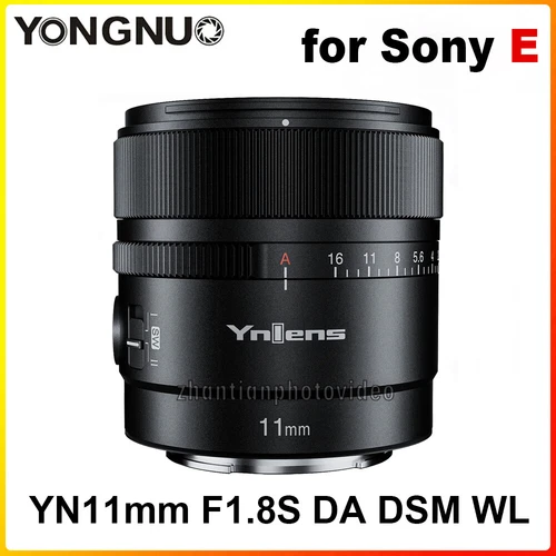 YONGNUO YN11mm F1.8S DA DSM WL APS-C Auto Focus Wide Angle Lens for Sony E-mount