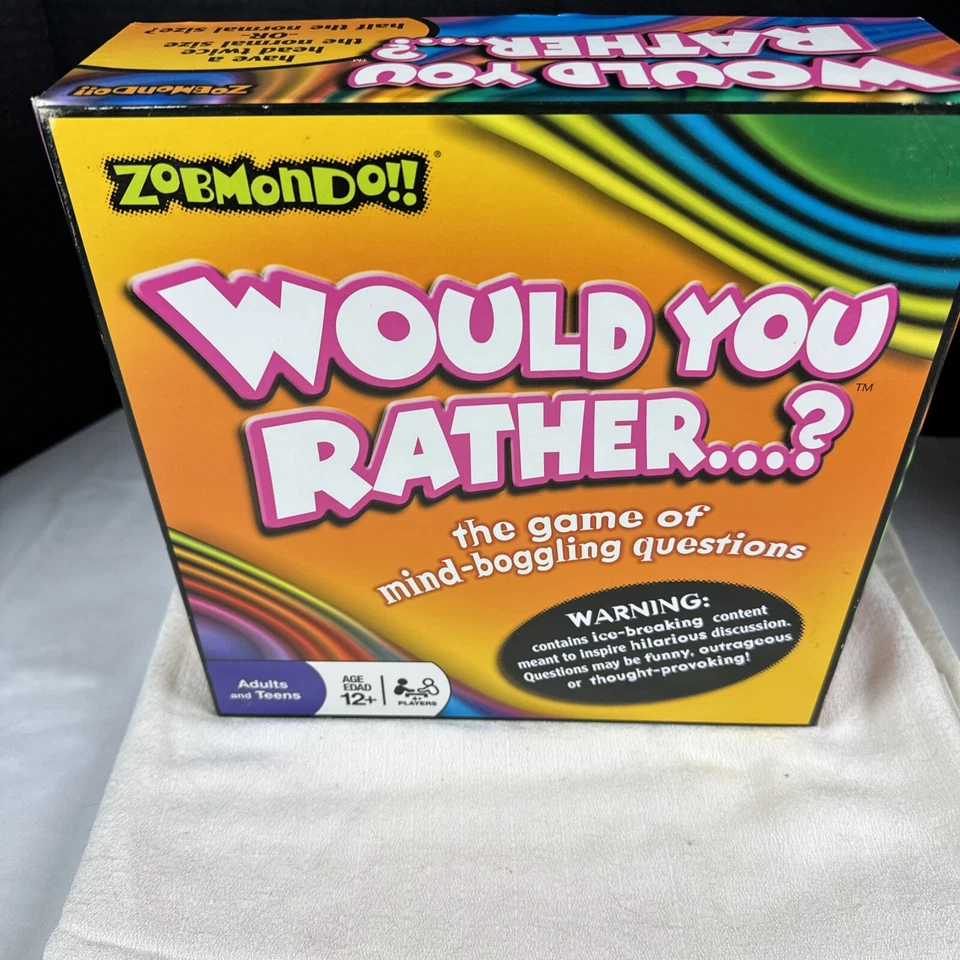Would You Rather...? Game Of Mind-Boggling Questions by Zobmondo!! - Image 3 of 4