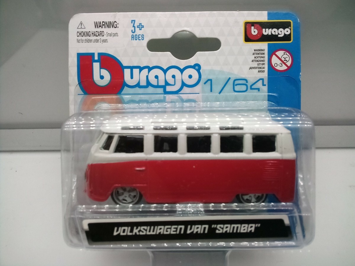 Maisto SAMBA BUGZ 1/25 マイスト ワーゲンバン　赤/黒 1:25 Harley-Davidson Custom Volkswagen Van Sambaミニカー