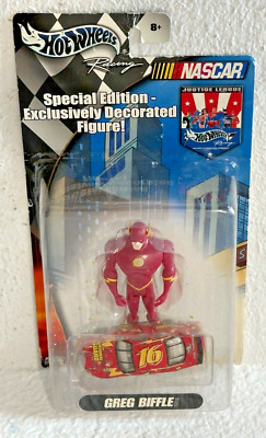 Hot Wheels Racing Justice League The Flash #16 Greg Biffle Nascar 1/64