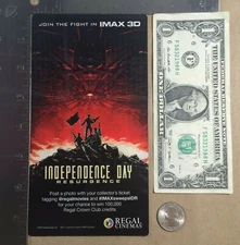 Independence Day: Resurgence IMAX 3D Regal Collectible Ticket ID4 Collector