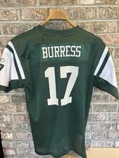 Reebok On Field NFL Youth New York Jets Plaxico Burress Jersey XL (18-20)