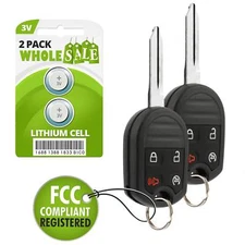2 Replacement For 2014 2015 2016 Ford F-250 Super Duty Key Fob Remote Alarm