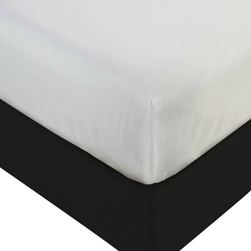 Protection de matelas en plastique ajustée, housse de matelas imperméable en vinyle, robuste   - Photo 1/7