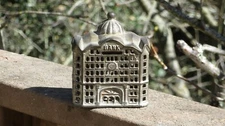 EARLY 1900’s STILL BANK ~ CAST IRON BY A. C. WILLIAMS DOMED BANK BUILDING