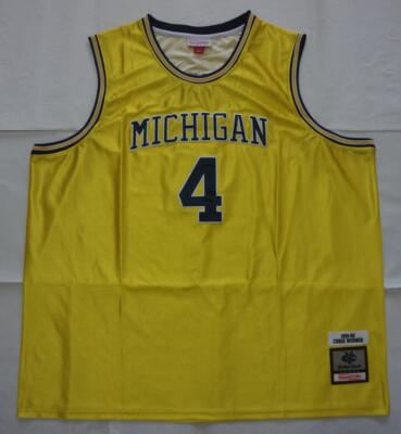 Chris Webber Michigan #4 Jersey Adult Men size 4XL