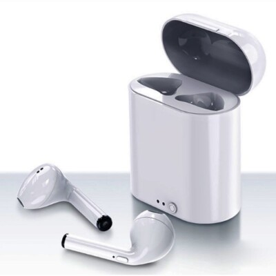 Auriculares i7 MINI inalámbricos, Impermeables, Color blanco
