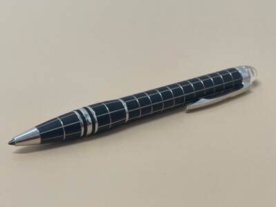 Montblanc StarWalker Metal Grid Rubber Ballpoint Pen - Well-used