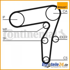 Water Pump + Timing Belt Kit Continental CTAM CT1106WP1