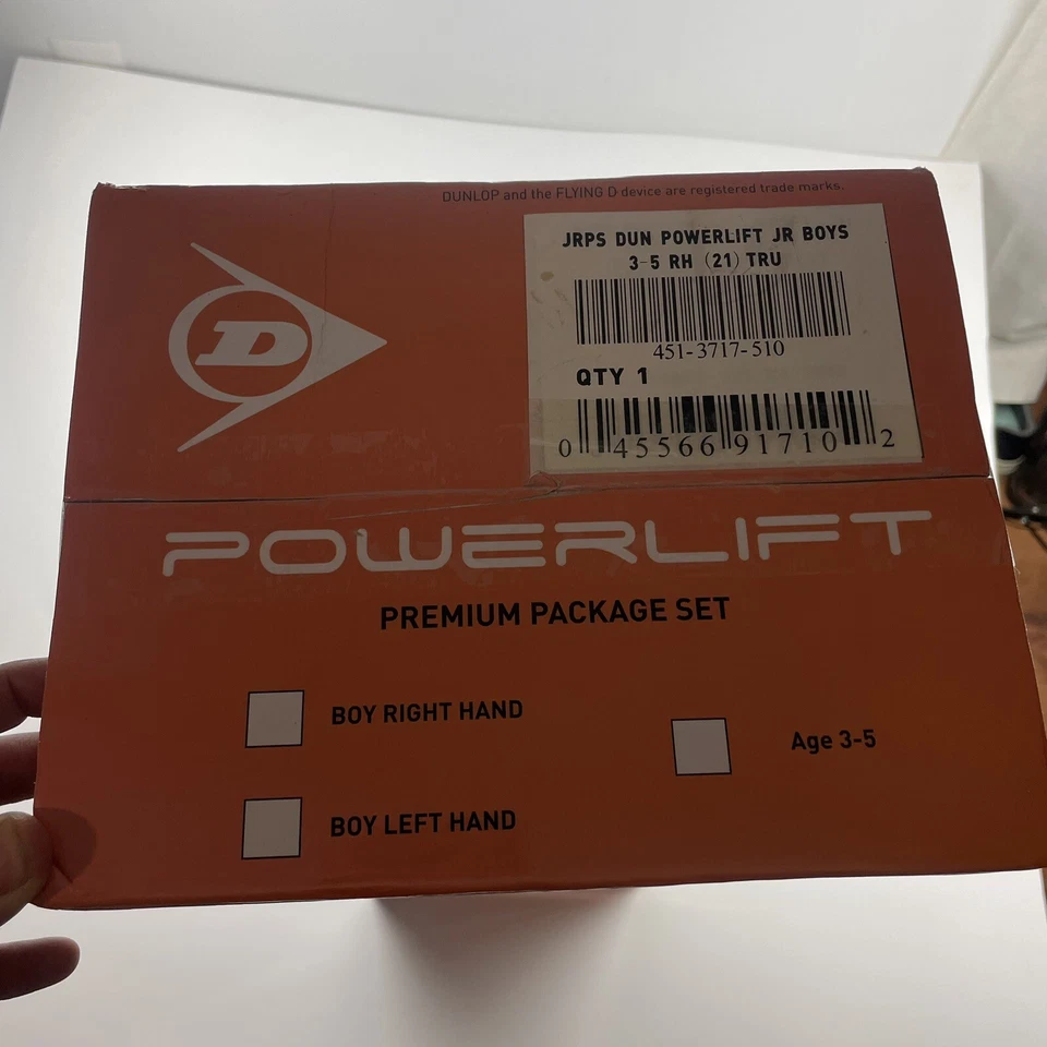 Dunlop Powerlift Right Hand 3-5 Junior Golf Bag, Driver, Putter, Irons. New - Image 3 of 4