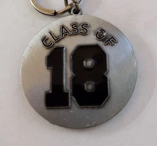 Class of 18 Graduation Keychain