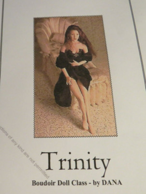 1:12 Dollhouse Doll Dressing Made Easy~By Dana Burton~ TRINITY BOUDOIR ...