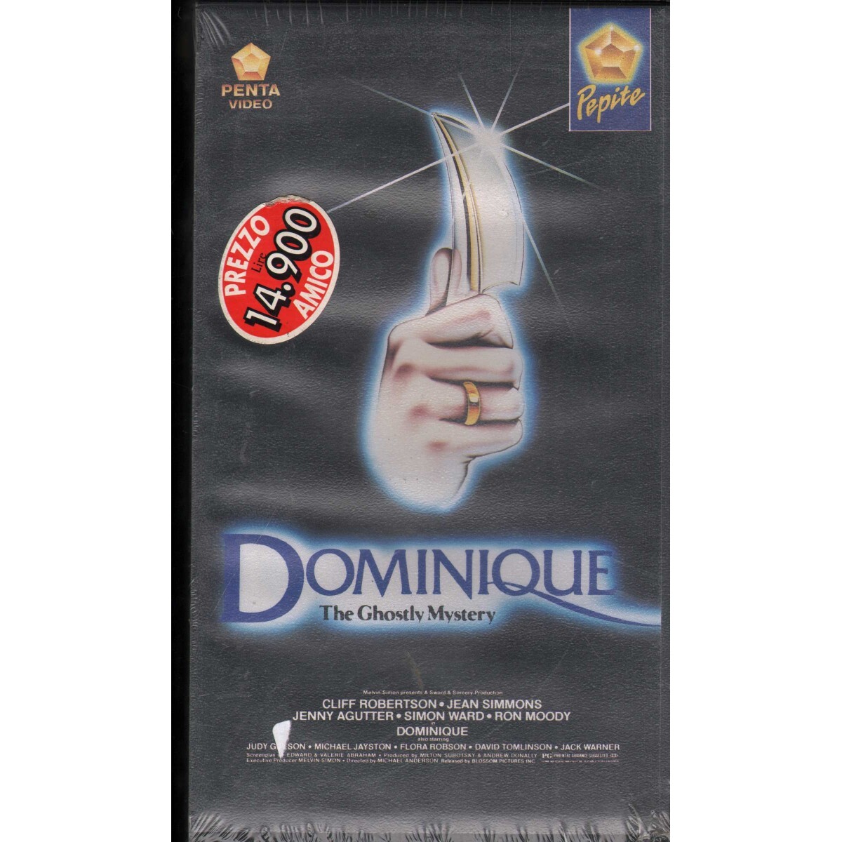 Dominique: The Ghostly Mystery VHS Michael Anderson Univideo - 4704002 Sealed