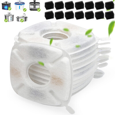 #ad 28PCS Pet Catamp;Dog Replacement Filters Fits for Veken 95 67 135oz Water Fountain $9.85