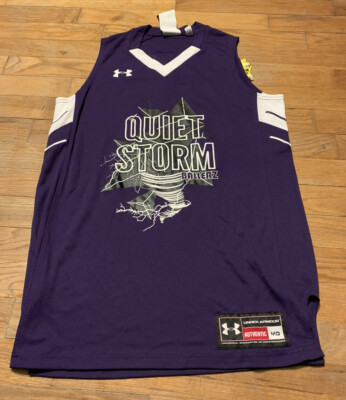 Under Armour Men s Quiet Storm Ballerz Basketball Jersey Sz. M NEW #2 SSSHHH.