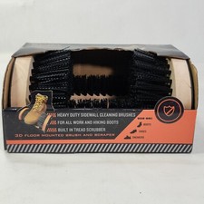 Peak Mud Room Boot Tread Scrubber Heavy Duty Work Site Shoe Scrapper Floor Mount