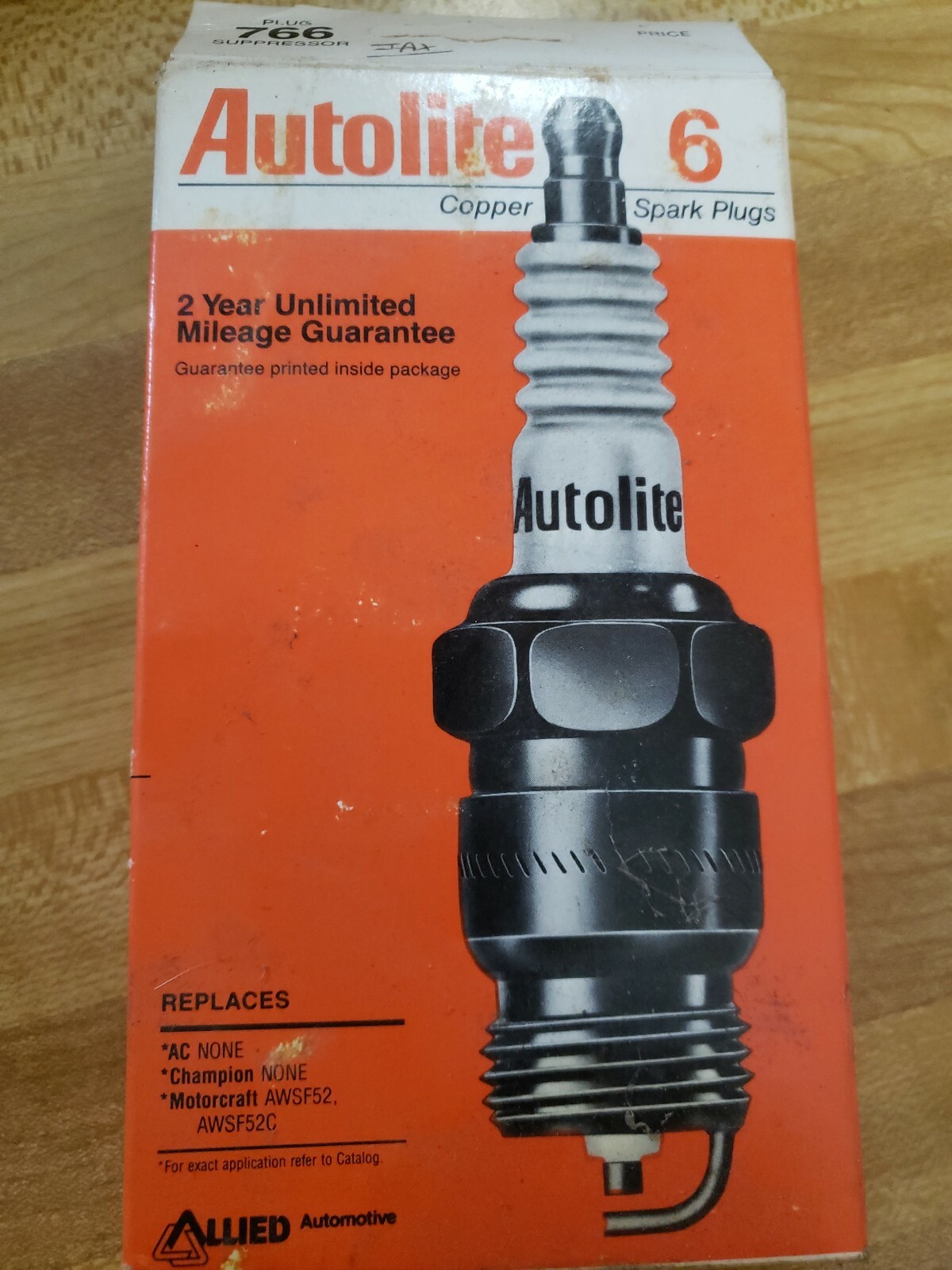 NOS Autolite 766 SPARK PLUG 6