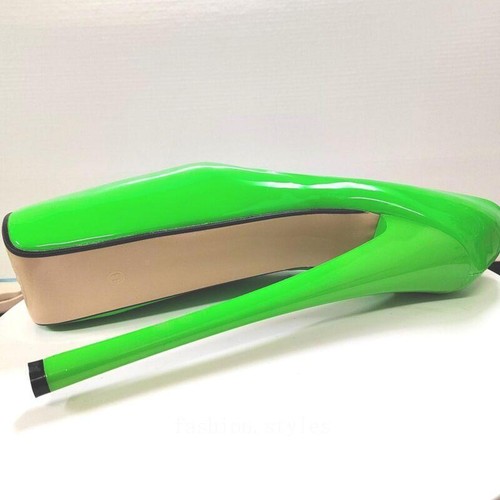 Zapatos de salón de club nocturno con plataforma de aguja de 22 cm para mujer - Imagen 2 de 28