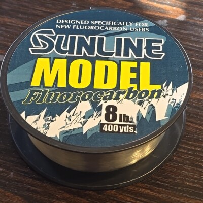 Sunline Braid 8lb Clear Fluorocarbon Line 400yds