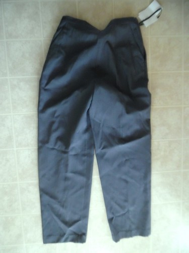 C'est City grau Seide Acryl Wollmischung hohe Taille elegante Freizeithose Größe 8 - Bild 1 von 3