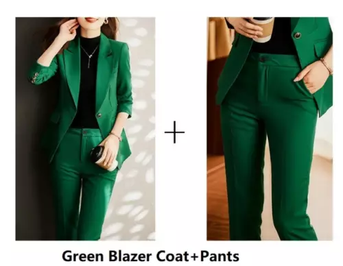 Women Formal Business Suits Professional High Quality Trousers Set Pantsuits - Picture 30 of 32