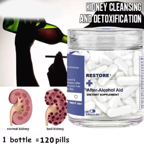 36 Capsules for Quick Hangover Relief After-Alcohol Aid - Picture 5 of 9
