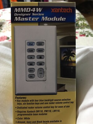 Xantech MMD 4W Master Module Keypad Designer Series