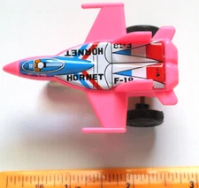 F-18 Hornet Military Aircraft Jet Airplane Friction Toys  _  1980's or older