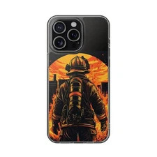 American Firefighter Art Iphone, Samsung case