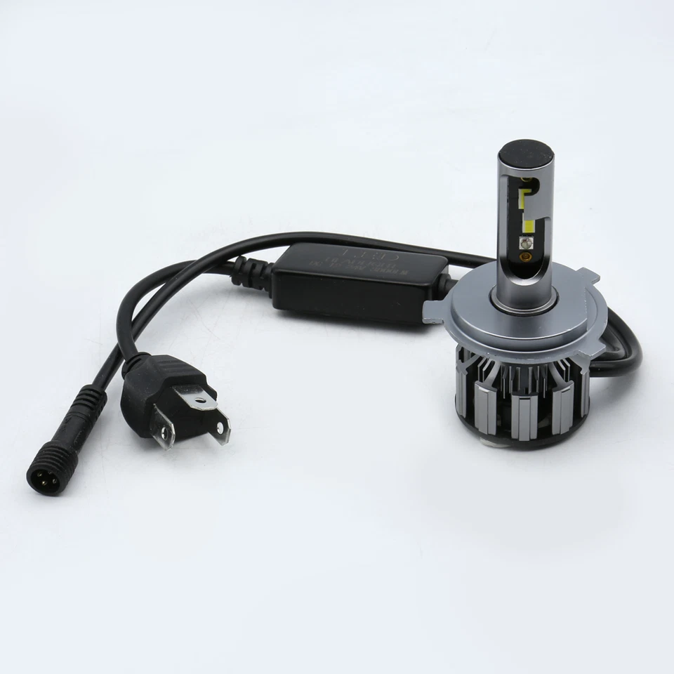2-in-1 H4/9003 CSP LED Headlight Kit 540W 7600LM+RGB Bluetooth Phone Control - Image 4 of 4