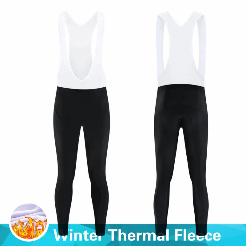 Pantalones de Ciclismo 2023 Equipo Térmico Polar Largo Babero Pantalones Mtb Racing Babero Pantalones  Foto 2 de 4