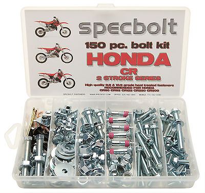 SPECBOLT SPEC-PAK HONDA Bolt Kit CR 80 85 125 250 480 500 SURPASSES OEM SPECS