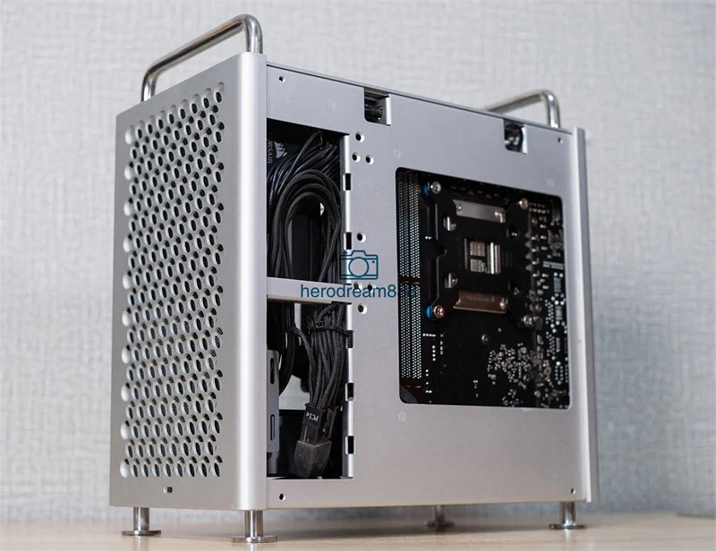 ZZAW B2Mini ITX Computer Case PC Aluminum Side Panels SFX Cooling Metal Case New - Image 4 of 4