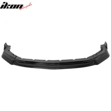 Fits 24-26 Ford Mustang IKON Style Gloss Black Front Bumper Lip Spoiler ABS 3PCS