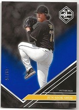 Jun-Seok Shim 2023 Panini Chronicles Limited Blue /25 Pittsburgh Pirates