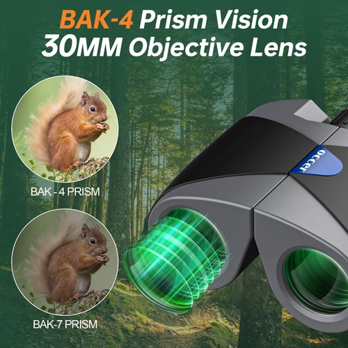 15x30 Compact Binoculars for Adults and Kids - Occer Large View High Powered ... - Afbeelding 4 van 8
