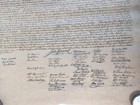 VTG Print Declaration Of Independence Poster American History Aged Reproduction — photo 6