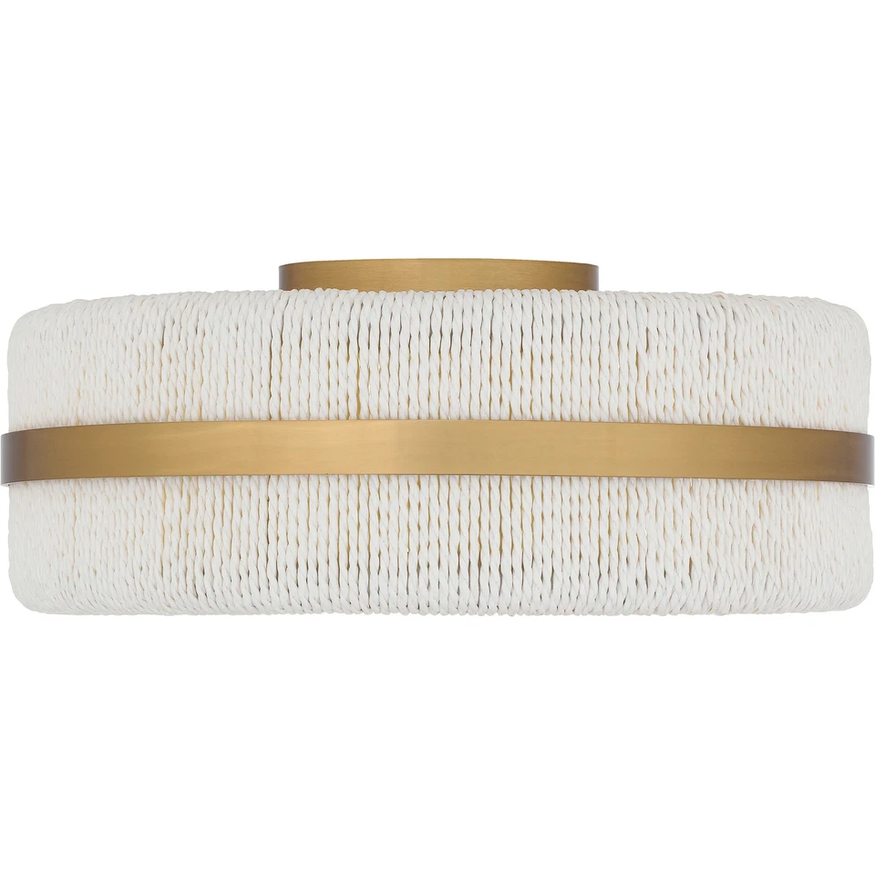 Montaje empotrado dorado cepillado Maeve de 2 luces Foto 2 de 4