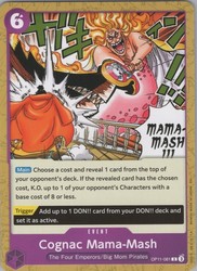 Cognac Mama-Mash OP11-081 A Fist of Divine Speed One Piece TCG Common
