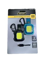 Defiant Mini Rechargeable LED Utility Light 200 Lumens Magnetic Portable