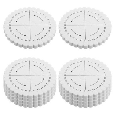 20 Pcs Fadenwickelkarten Freundschaftsarmband-boards Webscheiben