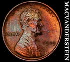 1909 Lincoln Wheat Cent - Choice Gem Brilliant Unc+++  Super Color  #i5153