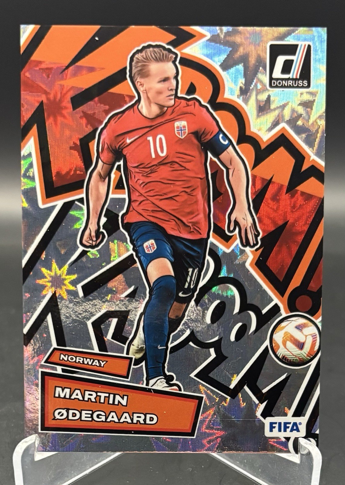 MARTIN ODEGAARD 2023-24 PANINI DONRUSS FIFA KABOOM! SSP NORWAY & ARSENAL