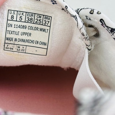 オーダー Skechers BOBS Kitten Cues Slip On Sneakers Womens 8 White Allover