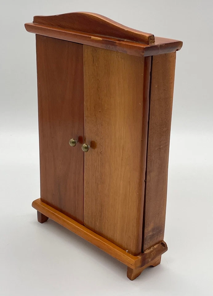 ARMOIRE DE POUPEE ANCIENNE POUR POUPEES MINIATURES - Photo 2/4