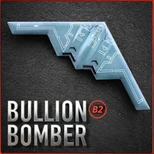 Bullion Bomber: B2 Shaped 1 oz .999  Fine Copper Medal