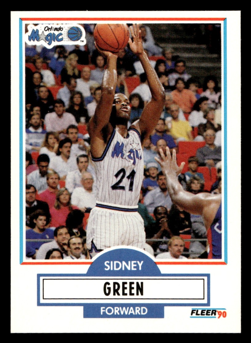 1990 Fleer Sidney Green #134 Orlando Magic