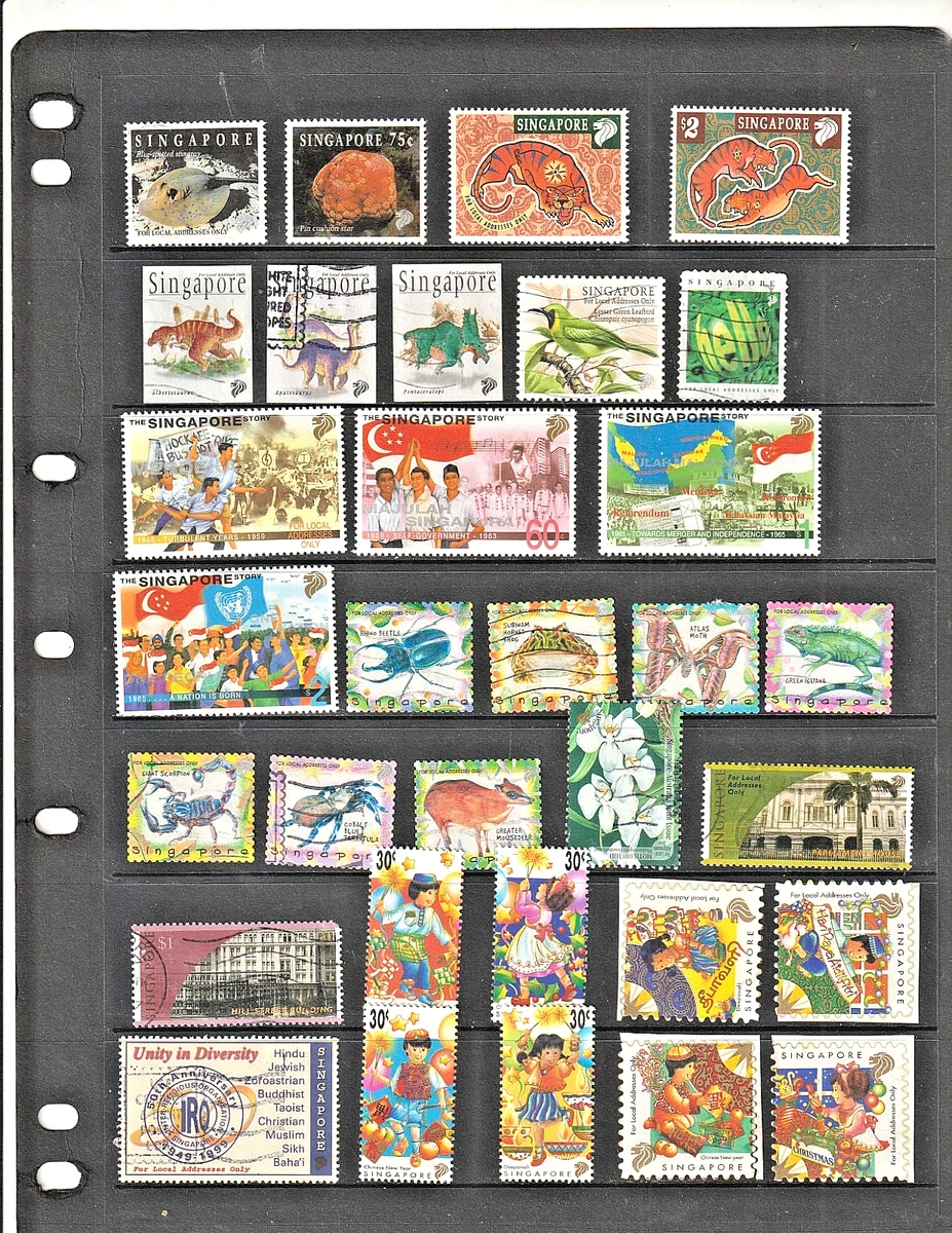 Collection Singapore Stamps (1963-Now) for sale | eBay