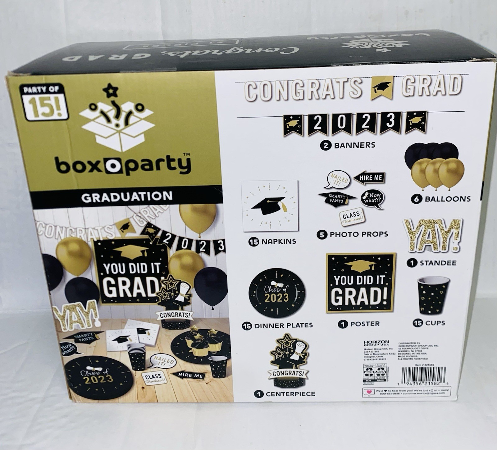 New Box O Party Graduation Party Set for 15